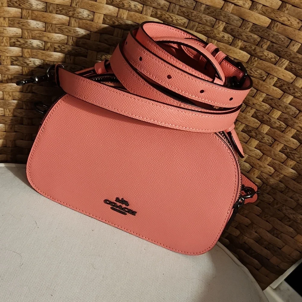 Coach Serena Satchel 1589 Pink Lemonade/QB 💗💓💗 RARE!!! EUC - Picture 9 of 11
